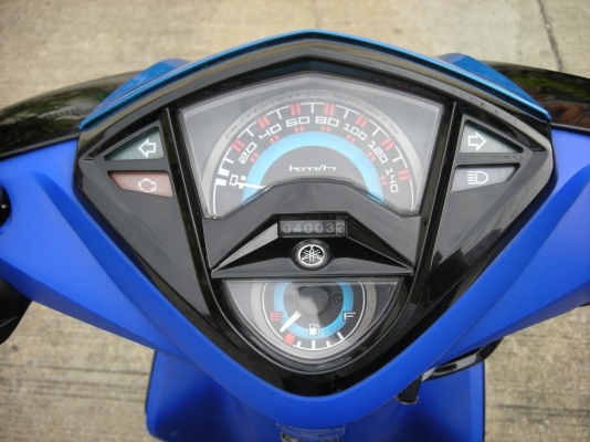 mio 125 ปี2012 GTX สีน้ำเงิน-ดำ ล้อแม็ค เดิมๆ