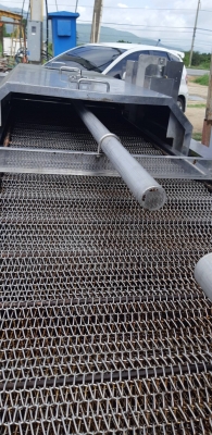 เครื่องทอดอัตโนมัติ สายพานกว้าง60เซ็นยาว6เมตร ของญี่ปุ่น ขาย150,000บาท