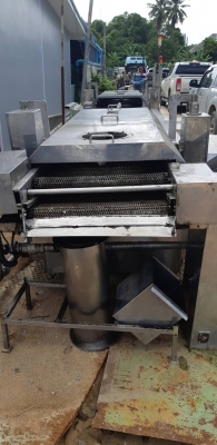 เครื่องทอดอัตโนมัติ สายพานกว้าง60เซ็นยาว6เมตร ของญี่ปุ่น ขาย150,000บาท