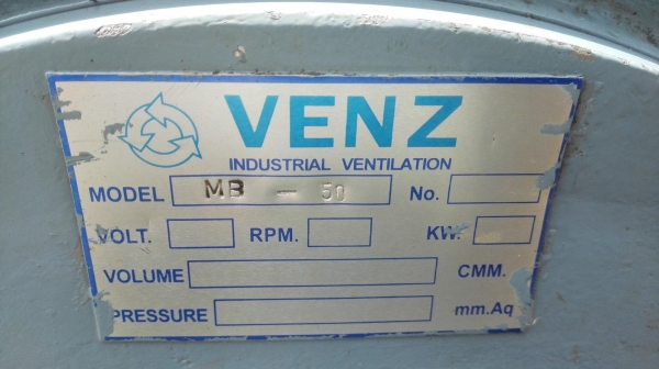 โบวเวอร์ดูดเป่าระบายอากาศ VENZ ขนาด 7.5 HP 2 POLE 2900 RPM 380V โบวเวอร์ดูดเป่าระบายอากาศ VENZ ขนาด 7.5 HP 2 POLE 2900 RPM 380V