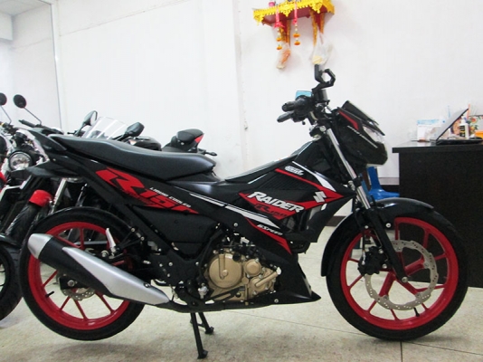 (โอนฟรี) ขาย Suzukl Raider 150 Fi หัวฉีดตัวใหม่ล่าสุด ปี 2017 ไมล์แท้ 4065 กม