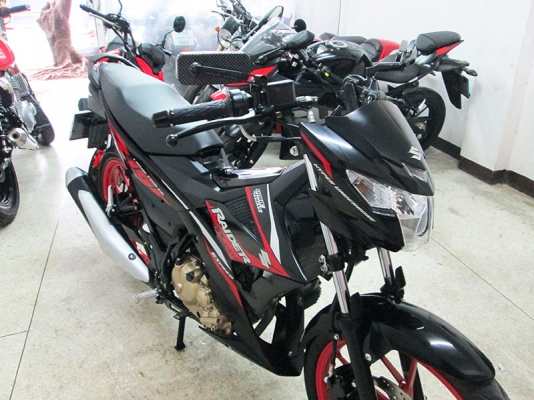 (โอนฟรี) ขาย Suzukl Raider 150 Fi หัวฉีดตัวใหม่ล่าสุด ปี 2017 ไมล์แท้ 4065 กม