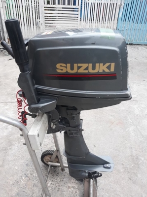 SUZUKI 5แรง 2จังหวะ หางสั้น 17 นิ้ว เครื่องสวยๆ