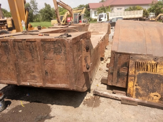 โป๊ะบรรทุกแบคโฮขนาด120 ยาว9เมตร กว้าง4เมตร.สูง1.30ม.สภาพดีไม่มีผุ โป๊ะบรรทุกแบคโฮขนาด120 ยาว9เมตร กว้าง4เมตร.สูง1.30ม.สภาพดีไม่มีผุ