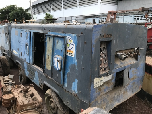 ปั้มลมสกรู 370 เครื่องยนต์อีชูชุ 6 สูบ