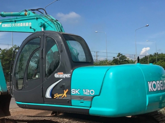 ขายรถขุด KOBELCO SK120 MARK 5 SUPER รถนอกนำเข้าเองจากญี่ปุ่น สภาพสวยพร้อมใช้ มีVDOการทำงานครับ