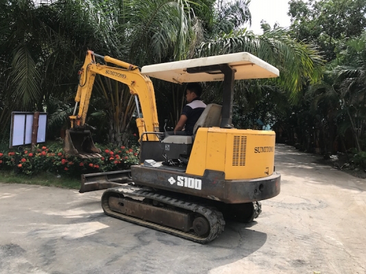 ขายแบคโฮ SUMITOMO S100 เทียบ(pc35) บุ้งกี๋ ปั้มนิ้ว แทรคยาง ครบๆ สวยเดิมจากญี่ปุ่น ทำงานสมบูรณ์ทุกระบบ รับรองไม่ผิดหวัง 265,000 เท่านั้น!!