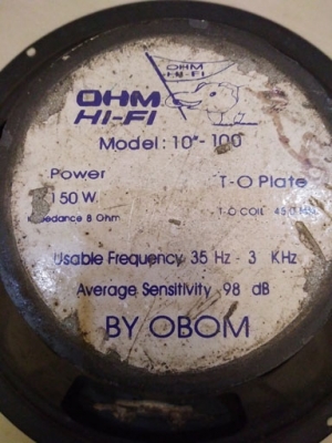 ดอกลำโพง 10 นิ้ว