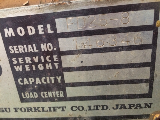 รถฟอร์คลิฟต์KOMASUเครื่องดีเซลIsuzu240 เกียร์ออโต้ ยางตันไทป์ เสา3เมตร งายาว150 พร้อมใช้