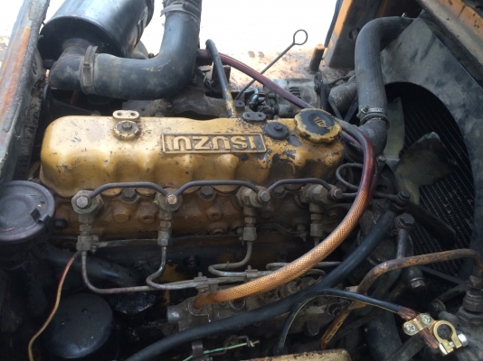 รถฟอร์คลิฟต์KOMASUเครื่องดีเซลIsuzu240 เกียร์ออโต้ ยางตันไทป์ เสา3เมตร งายาว150 พร้อมใช้