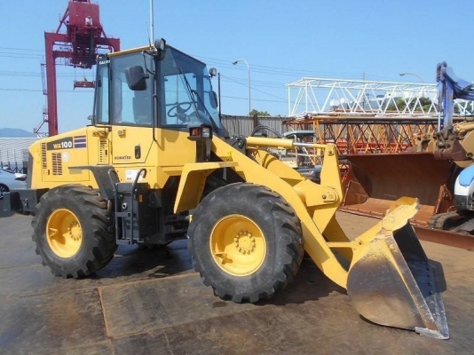 ขาย รถตักเอวอ่อน KOMATSU WA100-5 สภาพดีมาก นำเข้าจากญี่ปุ่น โทร.090-986-2521 อ๊อบ