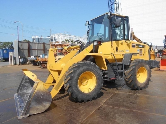 ขาย รถตักเอวอ่อน KOMATSU WA100-5 สภาพดีมาก นำเข้าจากญี่ปุ่น โทร.090-986-2521 อ๊อบ