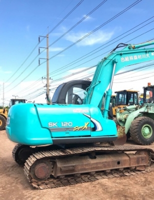 ขายรถขุด KOBELCO SK120 MARK 5 SUPER รถนอกนำเข้าเองจากญี่ปุ่น สภาพสวยพร้อมใช้ มีVDOการทำงานครับ