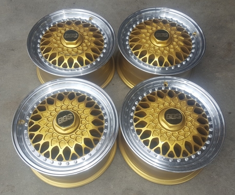 ล้อมือ2 BBS ขอบ15 4รู100 กว้าง7  4 ล้อ