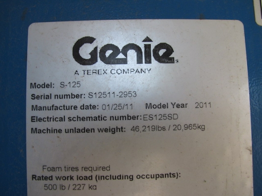 รถกระเช้าเก่านอก S125 ปี 2011 สนใจโทร 061-4194021 คุณภู