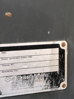 ขายรถปูยาง SUMITOMO HA60W-7 (ขนาด 6 เมตร) ปี 2008 นำเข้าเองจากญี่ปุ่น สภาพสวยพร้อมใช้งาน มีVDOการทำงานครับ