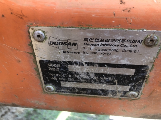 ของรถขุดDAEWOO,DOOSAN เล่มพร้อม ทำงานมา1.8หมื่นชั่วโมง รถเดิมๆสวย ตักดินยืนบ่ออย่างเดียว
