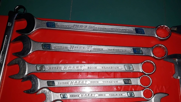 ขายประแจปากตายแหวนข้างHAZET MADE IN GERMANY.มือสองจากเยอรมัน ขายประแจปากตายแหวนข้างHAZET MADE IN GERMANY.มือสองจากเยอรมัน