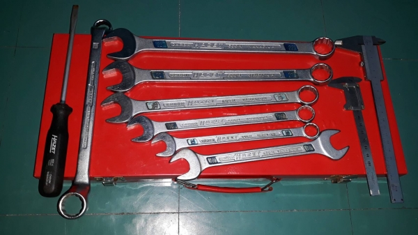 ขายประแจปากตายแหวนข้างHAZET MADE IN GERMANY.มือสองจากเยอรมัน ขายประแจปากตายแหวนข้างHAZET MADE IN GERMANY.มือสองจากเยอรมัน