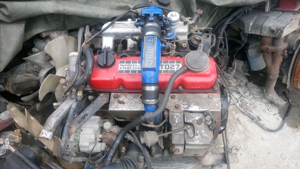 ขายเครื่องยนต์ดีเซลนิสสันเทอร์โบ Td27