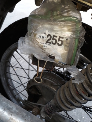 kawasaki GTO 125 cc ปี 45 เล่มโอนลด 6200.-