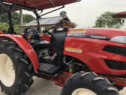 ขายรถไถยันมาร์ EF393T (4WD)2เพลา พร้อมอุปกรณ์ ใบมีดดันดินและโลเตอร์รี ราคา 328,000 บาท พร้อมส่งฟรีถึง โทรสอบถามได้เลยค่ะ 081-9136451 ขอดูรูปทาง Line:Bow6451  รถสวย สภาพพร้อมใช้งาน  เครื่องดี เกียร์ดี ยางดีทั้ง 4 เส้น ตรวจเชคเรียบร้อยค่ะ เล่มทะเบียนพร้อม