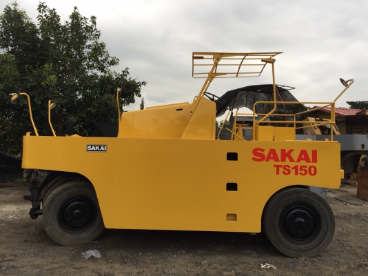 รถบดล้อยาง9ล้อ SAKAI TS 150 สวยพร้อมใช้งาน เอกสารเล่มทะเบียน