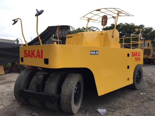 รถบดล้อยาง9ล้อ SAKAI TS 150 สวยพร้อมใช้งาน เอกสารเล่มทะเบียน