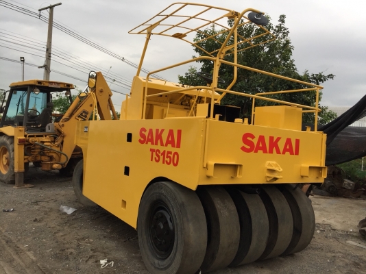 รถบดล้อยาง9ล้อ SAKAI TS 150 สวยพร้อมใช้งาน เอกสารเล่มทะเบียน