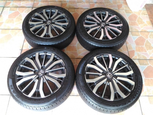 ล้อแม็ก New Honda City ขอบ 16(4/100) พร้อมยาง Goodyear Excellence 185 55 16 ผลิตปี 2017 ยางสวย ล้อเดิมๆ ทั้งชุด 16,900.- *** ใส่ฟรี รับเทิร์น รับบัตรเครดิตทุกธนาคาร ส่งทั่วไทย ***