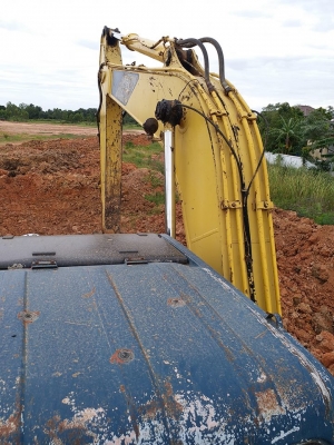 ขายรถชุดแบ็คโค SK120-3มาร์คทรีไฟฟ้าครบ เอกสารใบอินวอยซ์ ช่วงล่างดี ปั๊มดี ทำงานทุกวัน วีดีโอการทำงานhttpsyoutu.bep_D9e-d6DK4