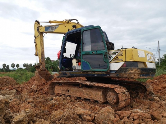 ขายรถชุดแบ็คโค SK120-3มาร์คทรีไฟฟ้าครบ เอกสารใบอินวอยซ์ ช่วงล่างดี ปั๊มดี ทำงานทุกวัน วีดีโอการทำงานhttpsyoutu.bep_D9e-d6DK4