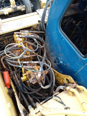 ขายรถชุดแบ็คโค SK120-3มาร์คทรีไฟฟ้าครบ เอกสารใบอินวอยซ์ ช่วงล่างดี ปั๊มดี ทำงานทุกวัน วีดีโอการทำงานhttpsyoutu.bep_D9e-d6DK4