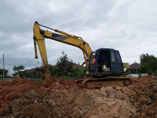 ขายรถชุดแบ็คโค SK120-3มาร์คทรีไฟฟ้าครบ เอกสารใบอินวอยซ์ ช่วงล่างดี ปั๊มดี ทำงานทุกวัน วีดีโอการทำงานhttpsyoutu.bep_D9e-d6DK4