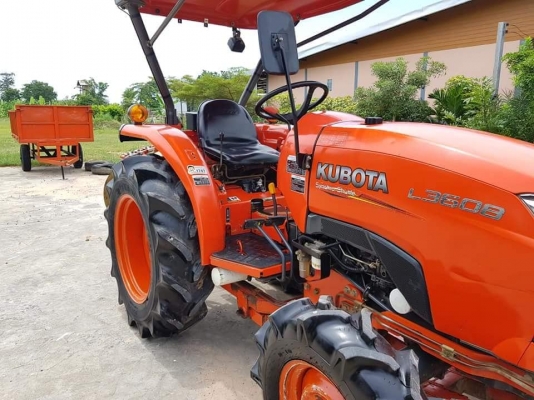 ขาย L3608DT รถปี54 ใช้งาน 1532ชั่วโมง เครื่องแน่น เกียร์แน่น สถาพพร้อมลุยงาน สีเดิม ผานหน้า+ผานหลัง