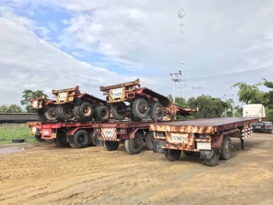 รวมมิตรตระกูลหาง เทเลอร์ หลายรายการ ณ นครปฐม  1.ขาย 295,000 บาท  เชมิดั้ม 3 เพลา RCK ยาว 12 เมตร ดั้ม (เสาธง) เอกสารเล่มทะเบียน  2.ขาย 185,000 หางถังนำ้มัน PANUS ปี39 37,000 ลิตร โลตล่าง 5 ช่อง หาง 2 คาน ยาว 10.3 เมตร ยางดี คัสซีสวย ถังสวย สภาพพร้อมใช้  เ