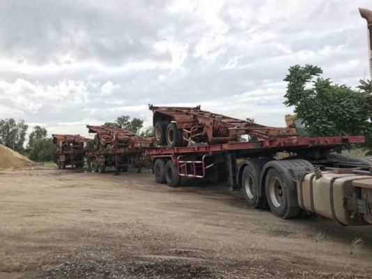 รวมมิตรตระกูลหาง เทเลอร์ หลายรายการ ณ นครปฐม  1.ขาย 295,000 บาท  เชมิดั้ม 3 เพลา RCK ยาว 12 เมตร ดั้ม (เสาธง) เอกสารเล่มทะเบียน  2.ขาย 185,000 หางถังนำ้มัน PANUS ปี39 37,000 ลิตร โลตล่าง 5 ช่อง หาง 2 คาน ยาว 10.3 เมตร ยางดี คัสซีสวย ถังสวย สภาพพร้อมใช้  เ