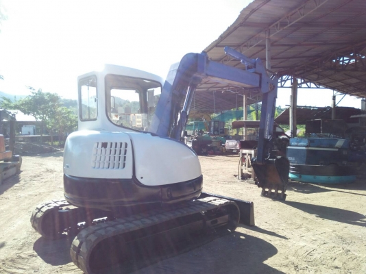 ขายรถขุด MITSUBISHI รุ่น MM55SR ปั๊มไฮดรอลิค แทรคยาง ตู้เก๋ง เครื่องยนต์ K4N เปลี่ยนถ่ายของเหลว สินค