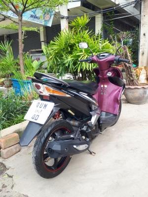 มีโอ 125 รุ่น GTX สีดำเทา (ล้อแม็กซ์แท้) ปี 2555 ขี่หล่อๆ