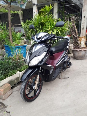 มีโอ 125 รุ่น GTX สีดำเทา (ล้อแม็กซ์แท้) ปี 2555 ขี่หล่อๆ