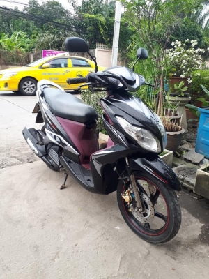 มีโอ 125 รุ่น GTX สีดำเทา (ล้อแม็กซ์แท้) ปี 2555 ขี่หล่อๆ