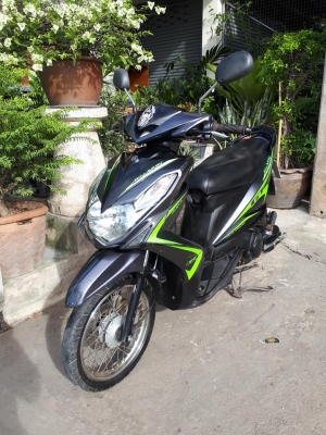 รุ่นใหม่หัวฉีด Mio 125 i รุ่น GT สีเทาดำ ปี 2556 หล่อสปอร์ต