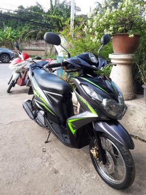 รุ่นใหม่หัวฉีด Mio 125 i รุ่น GT สีเทาดำ ปี 2556 หล่อสปอร์ต