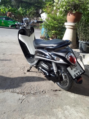 New Fino FI สีดำเทาขาว ปี 2556 รุ่นหัวฉีด Premium สไตล์คลาสสิค