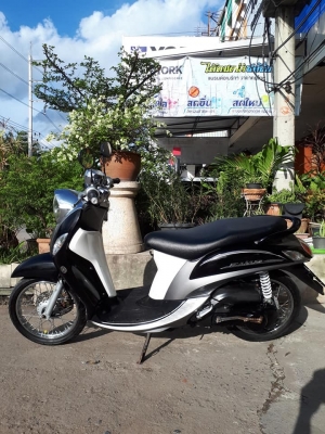 New Fino FI สีดำเทาขาว ปี 2556 รุ่นหัวฉีด Premium สไตล์คลาสสิค