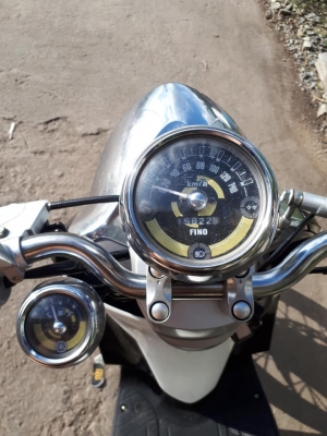 New Fino FI สีดำเทาขาว ปี 2556 รุ่นหัวฉีด Premium สไตล์คลาสสิค