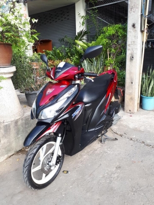 คลิ๊ก 125 ไอ ปี 2556 สีดำแดง (ล้อแม็กซ์) รุ่น Tune up รถสวย ขับง่าย พร้อมใช้