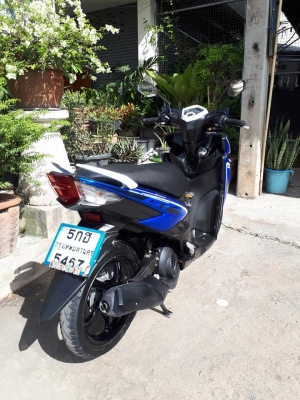 รุ่นใหม่ GT 125 สีน้ำเงินขาว ปลายปี 2559 (ล้อแม็กซ์แท้)สปอร์ต หล่อโดนใจ