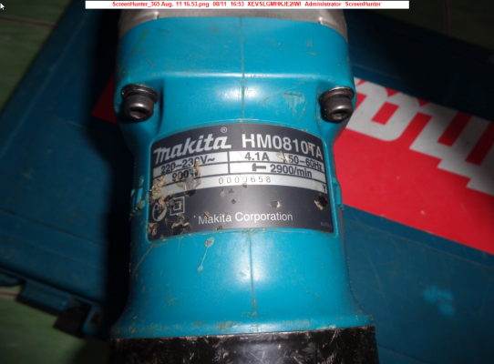 ขายสกัดคอนกรีต 17mm. 5.5kg. MAKITA HM0810TA