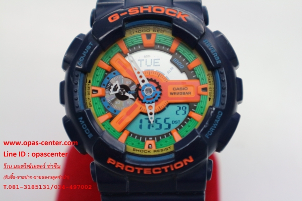 นาฬิกา CASIO G-shock รุ่น GA-110FC-2ADR ของแท้ สภาพดี ส่งฟรี